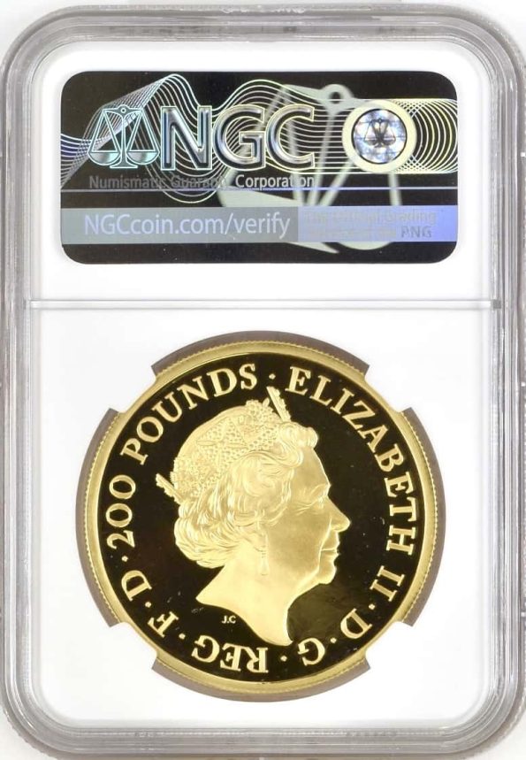 51.2 2022b GOLD PROOF £200 BRITANNIA 2OZ COIN