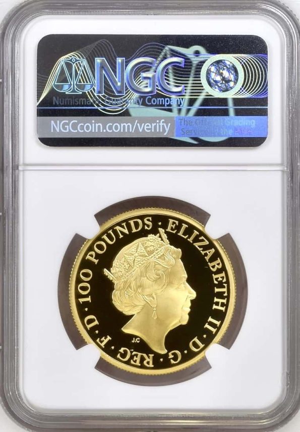 52.2 2022b GOLD PROOF BRITANNIA £100 1Oz