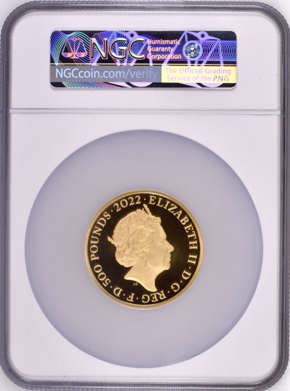 53.2 2022b KING HENRY VII GOLD PROOF £500 COIN 5OZ