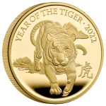56. 2022 Lunar Year of the Tiger United Kingdom Five-Ounce Gold Proof Coin