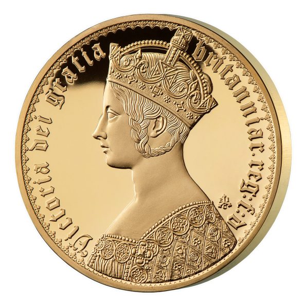 63. 2022 Masterpiece Gothic Victoria Crown Pattern Gold Proof Coin