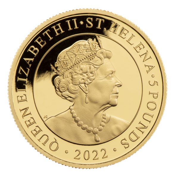 64.2 2022 Modern British Trade Dollar 1oz Gold Proof Coin