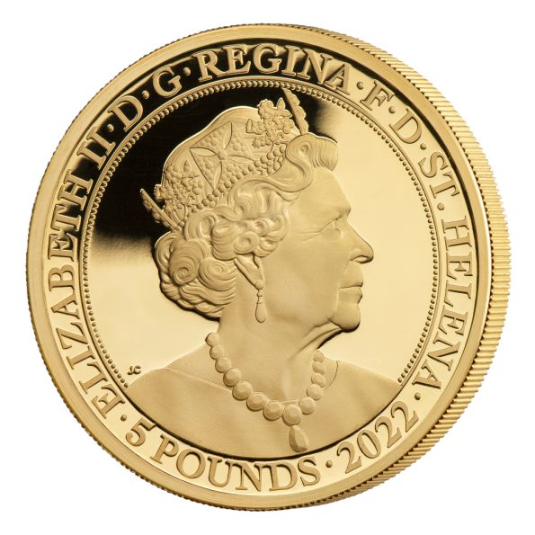 66.2 2022b Queen Elizabeth II Platinum Jubilee 1oz Gold Proof Coin