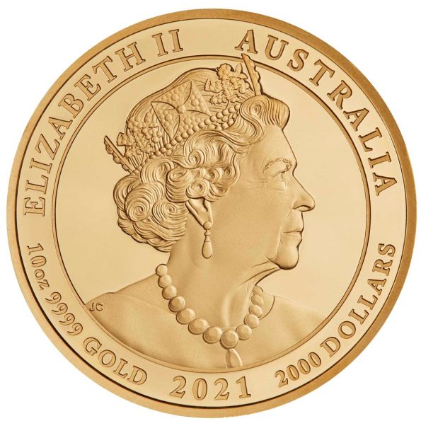 70.2 2021b The Jewelled Horse 10 oz Gold Proof Coin