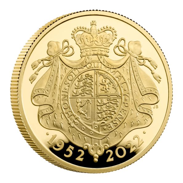 75. 2022 The Platinum Jubilee of Her Majesty The Queen UK 2oz Gold Proof Coin