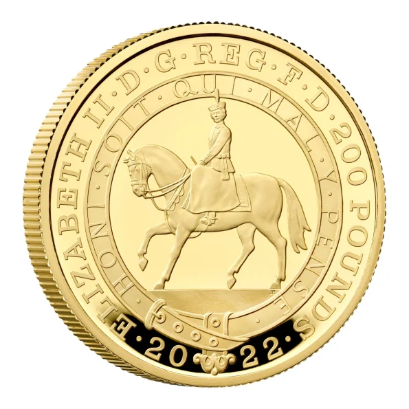 75.2 2022b The Platinum Jubilee of Her Majesty The Queen UK 2oz Gold Proof Coin