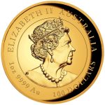 80. 2022 Year of the Tiger 1oz Gold Proof High Relief coin
