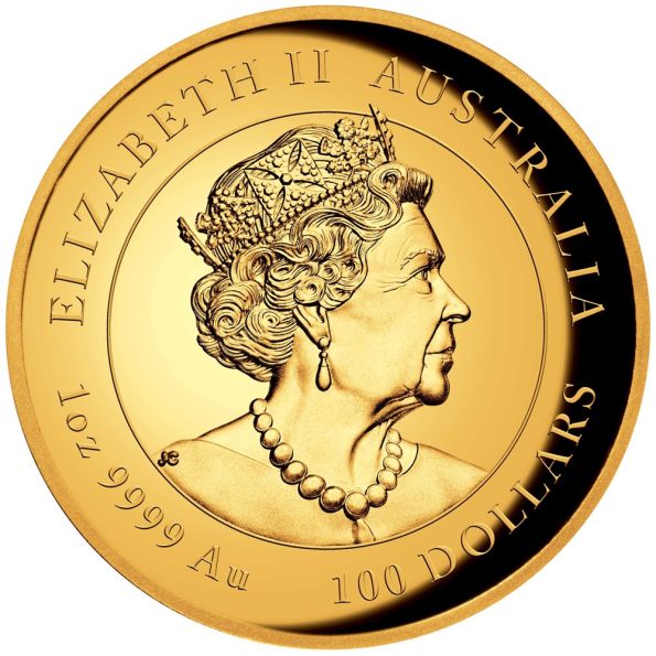 80.2 2022b Year of the Tiger 1oz Gold Proof High Relief coin