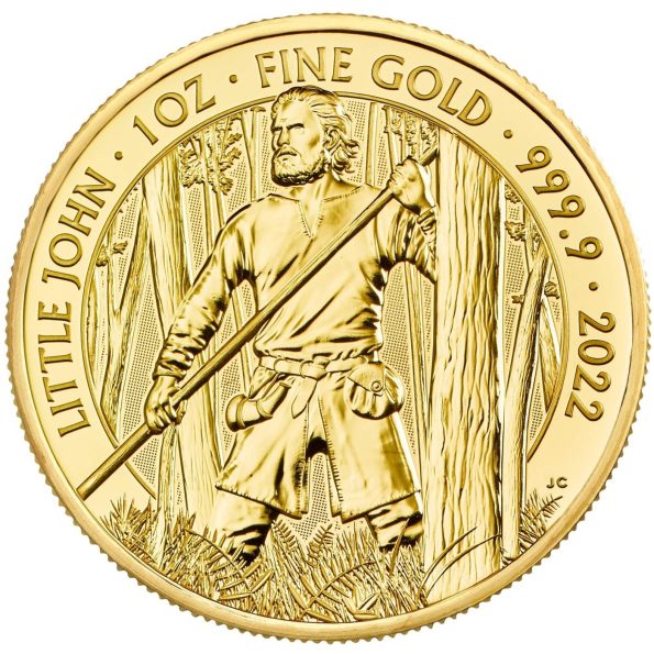 82. 2022 Myths & Legends Little John 1oz gold bullion coin