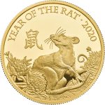 11. 2020 Lunar Year of the Rat UK One Ounce Gold Proof Coin
