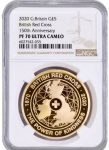 19. 2020 GOLD PROOF £5 G.BRITAIN BRITISH RED CROSS 150TH ANNIVERSARY