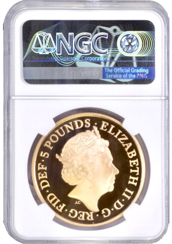 19.2 2020b GOLD PROOF £5 G.BRITAIN BRITISH RED CROSS 150TH ANNIVERSARY