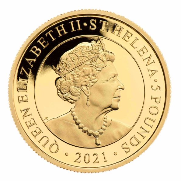 2021 Modern Chinese Trade Dollar 1Oz Gold Proof Coin