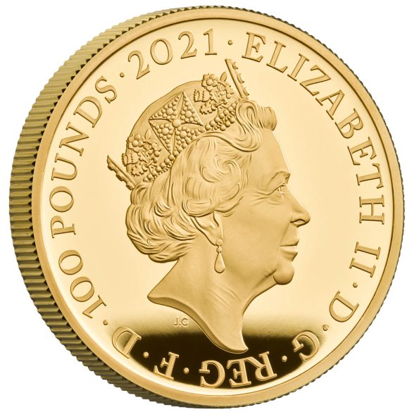 23.2 2021b Alice_s Adventures in Wonderland UK One Ounce Gold Proof Coin