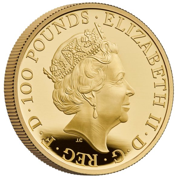 27.2 2021b Lunar Year of the Ox United Kingdom One Ounce Gold Proof Coin